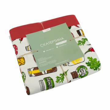 Кухонная скатерть Home Line Специи, красная, 140*180 см (162158) Кухонная скатерть Home Line Специи, красная, 140*180 см (162158)