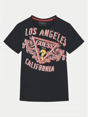 Guess Футболка L5RI00 K8HM4 Чорний Regular Fit Guess Футболка L5RI00 K8HM4 Чорний Regular Fit