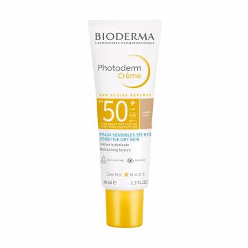 Солнцезащитный тональный крем для лица Bioderma Photoderm Cream Sensitive Dry Skin SPF 50+ Light, 40 мл Солнцезащитный тональный крем для лица Bioderma Photoderm Cream Sensitive Dry Skin SPF 50+ Light, 40 мл