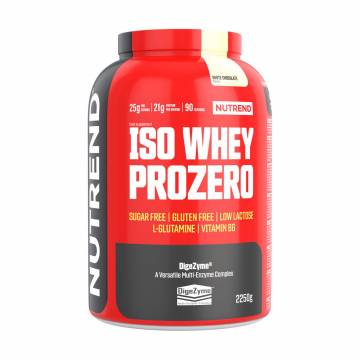 Протеин Nutrend Iso Whey Prozero White Chocolate, в порошке, 2.25 кг Протеин Nutrend Iso Whey Prozero White Chocolate, в порошке, 2.25 кг