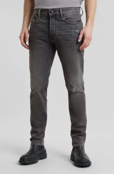 Мужские серые джинсы 3301 Slim Серый 33-32 G-Star RAW 51001,D497