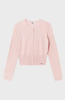 Женский пудровый кардиган Розовый L Tally Weijl SCAVIFRANKI