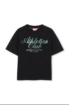 Детская хлопковая футболка HUGO