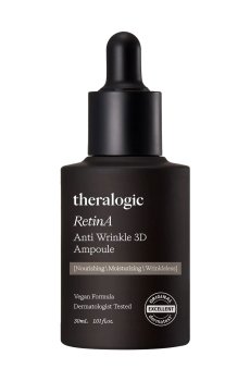 Ночная сыворотка для лица theralogic Retin-A Anti Wrinkle 3D Ampoule с ретинолом и фитоколлагеном, 30 мл