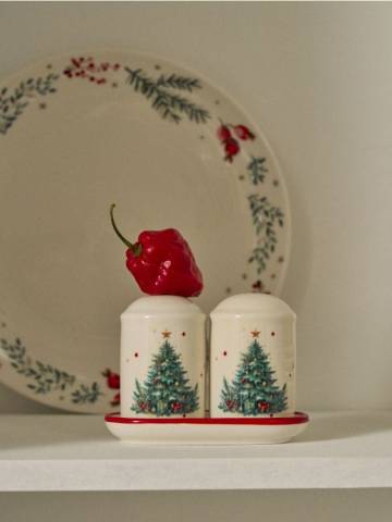 Сільничка і перечниця - різнобарвний