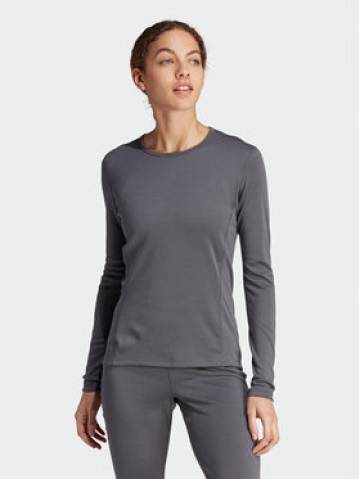 adidas Верхня термоактивна білизна Xperior Merino 260 HZ8546 Сірий Slim Fit adidas Верхня термоактивна білизна Xperior Merino 260 HZ8546 Сірий Slim Fit