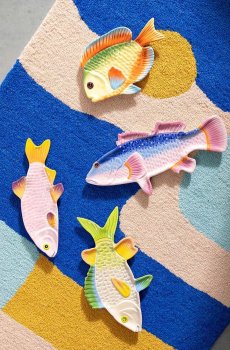 Сервировочная тарелка &k amsterdam fish perch 38 x 18 cm