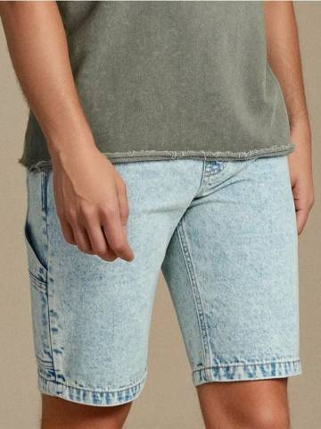 Джинсові шорти - синій