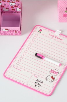 Дошка з маркером, що стирається Hello Kitty - яскраво-рожевий