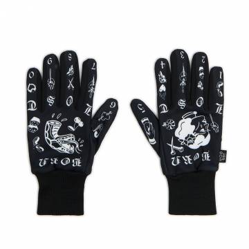 Cropp - Рукавиці з надруком - чорний