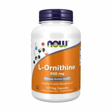L-орнитин NOW foods L-Ornithine 500 мг, 120 капсул L-орнитин NOW foods L-Ornithine 500 мг, 120 капсул