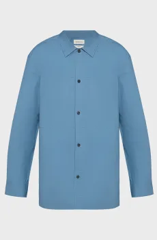 Мужская синяя рубашка RIPSTOP RELAXED Синий XL Calvin Klein Jeans LV04RC129G