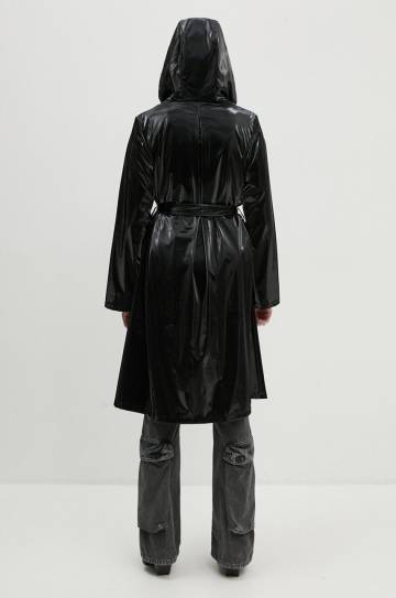 Куртка Rains A-Line Longer W Jacket W3 женская цвет чёрный переходная 12040-29 Куртка Rains A-Line Longer W Jacket W3 женская цвет чёрный переходная 12040-29