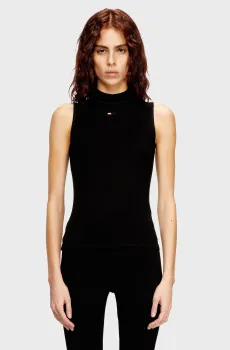Женский черный топ MOKKY Черный L Diesel A10397 0BLAN