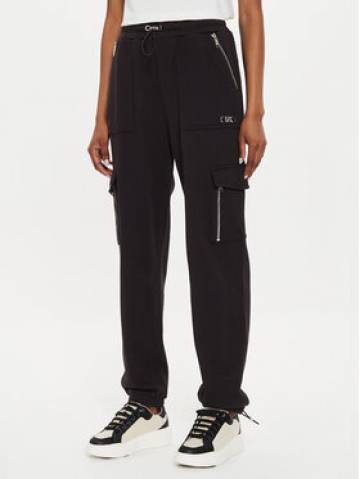 MICHAEL Michael Kors Joggery MT430P24MY Чорний Slouchy Fit MICHAEL Michael Kors Joggery MT430P24MY Чорний Slouchy Fit
