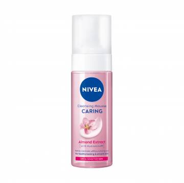 Нежный мусс-пенка для лица NIVEA для умывания для сухой и чувствительной кожи, 150 мл
