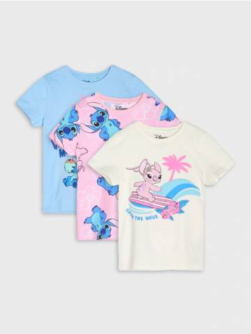 Футболки, 3 шт. Stitch - різнобарвний Футболки, 3 шт. Stitch - різнобарвний