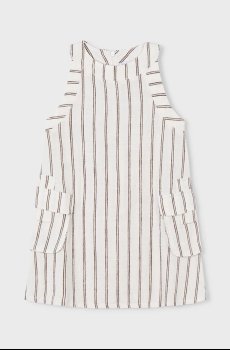 Детское платье с примесью льна Mayoral