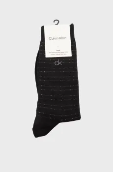 Мужские черные носки (2 пары) GRID Черный ONESIZE Calvin Klein 701235969