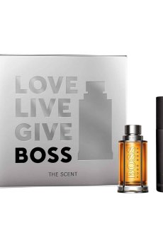 Парфюмированный набор мужской Hugo Boss The Scent (туалетная вода, 50 мл + дезодорант-спрей, 150 мл)