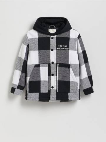 Reserved - Куртка оversize - світло-сірий - 815ET-09X