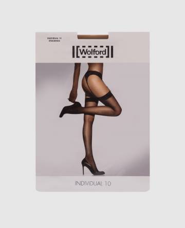 Бежевые чулки Individual 10 Den Бежевые чулки Individual 10 Den