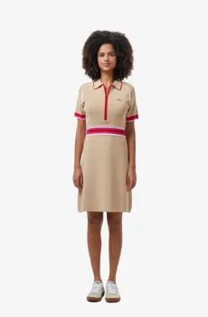 Женское бежевое платье Бежевый 40 Lacoste EF050702S