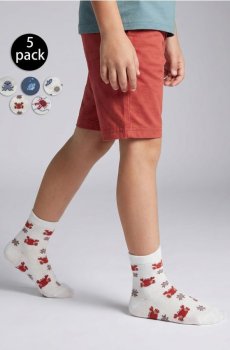 Набір шкарпеток з морським мотивом 5 pack - різнобарвний