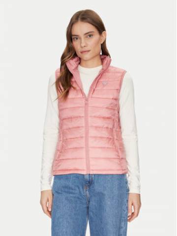 Guess Jeans Безрукавка W5RN55 WHAB2 Рожевий Regular Fit Guess Jeans Безрукавка W5RN55 WHAB2 Рожевий Regular Fit