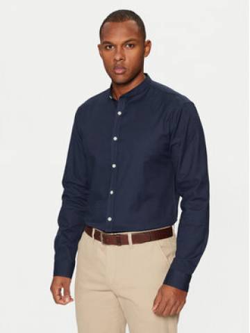 Lindbergh Сорочка Oxford Manderin Superflex 30-203174A 1202431 Cиній Slim Fit Lindbergh Сорочка Oxford Manderin Superflex 30-203174A 1202431 Cиній Slim Fit