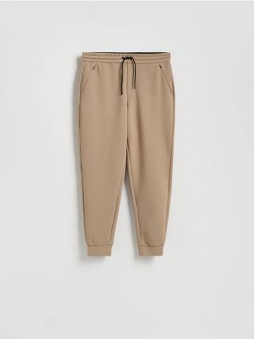 Reserved - Трикотажні штани slim - бежевий - 8923N-80X