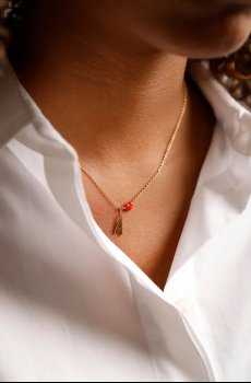 Позолоченный серебряный кулон Design Letters