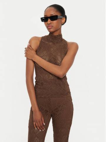 Gestuz Топ Hilma 10909260 Коричневий Slim Fit Gestuz Топ Hilma 10909260 Коричневий Slim Fit