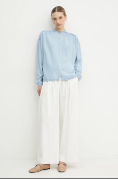 Джинсовая рубашка BOSS Orange