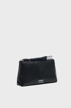 Женский черный кожаный кошелек Черный ONESIZE Bimba Y Lola 261BBA476.10000