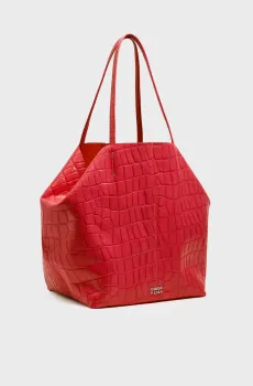 Женский красный кожаный шоппер Красный ONESIZE Bimba Y Lola 261BBEJ8Q.10200