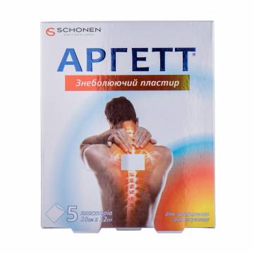 Обезболивающий пластырь Schonen Аргетт, 10*12 см, 5 шт Обезболивающий пластырь Schonen Аргетт, 10*12 см, 5 шт