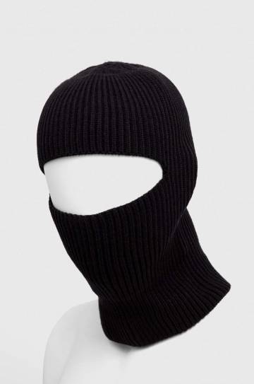 Балаклава Alpha Industries Label Balaclava цвет чёрный 138901.03 Балаклава Alpha Industries Label Balaclava цвет чёрный 138901.03