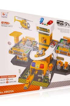 Детская строительная двухэтажная парковка Chuangfa, от 3 лет (69925A)