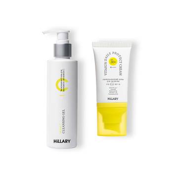 Гель для вмивання з вітаміном С + Сонцезахисний крем для обличчя SPF 30+ Гель для вмивання з вітаміном С + Сонцезахисний крем для обличчя SPF 30+