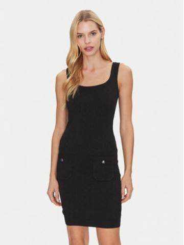 Guess Трикотажна сукня W5RK17 Z2YJ2 Чорний Slim Fit Guess Трикотажна сукня W5RK17 Z2YJ2 Чорний Slim Fit
