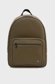 Мужской оливковый рюкзак EMBOSSED FLAG Оливковый ONESIZE Tommy Hilfiger AM0AM14186