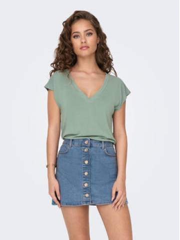 ONLY Футболка Free 15287041 Зелений Regular Fit ONLY Футболка Free 15287041 Зелений Regular Fit