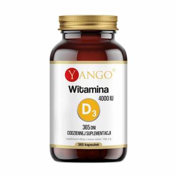 Витамин Д3 Yango Vitamin D3, 4000 МЕ, 365 капсул Витамин Д3 Yango Vitamin D3, 4000 МЕ, 365 капсул
