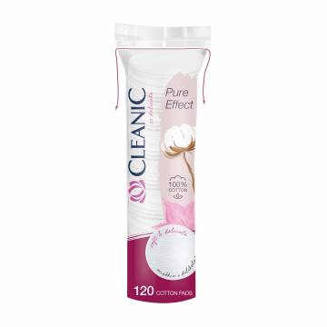 Ватные диски Cleanic Pure Effect, 120 шт Ватные диски Cleanic Pure Effect, 120 шт