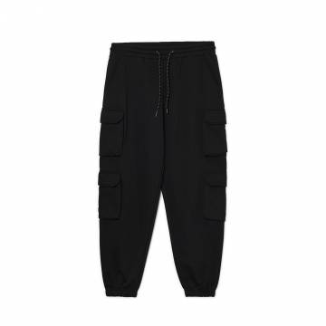 Cropp - Спортивні брюки-джогери - чорний Cropp - Спортивні брюки-джогери - чорний