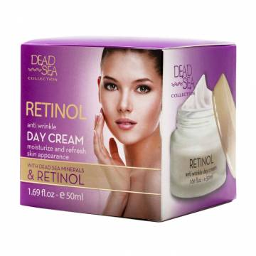 Дневной крем для лица Dead Sea Collection Retinol Anti Wrinkle Day Creamн с ретинолом и минералами Мертвого моря, 50 мл Дневной крем для лица Dead Sea Collection Retinol Anti Wrinkle Day Creamн с ретинолом и минералами Мертвого моря, 50 мл