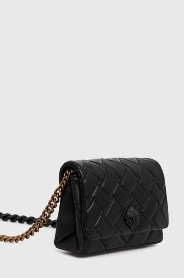 Кожаная сумка Kurt Geiger London цвет чёрный Кожаная сумка Kurt Geiger London цвет чёрный