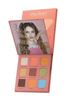 Палетка теней для век Ingrid Cosmetics Eyeshadows, Team X Summer Evenings, 9 г