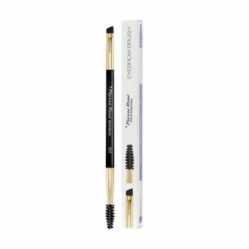 Двусторонняя кисть для бровей Pierre Rene Eyebrow Brush 201 из синтетического ворса, 14 см Двусторонняя кисть для бровей Pierre Rene Eyebrow Brush 201 из синтетического ворса, 14 см